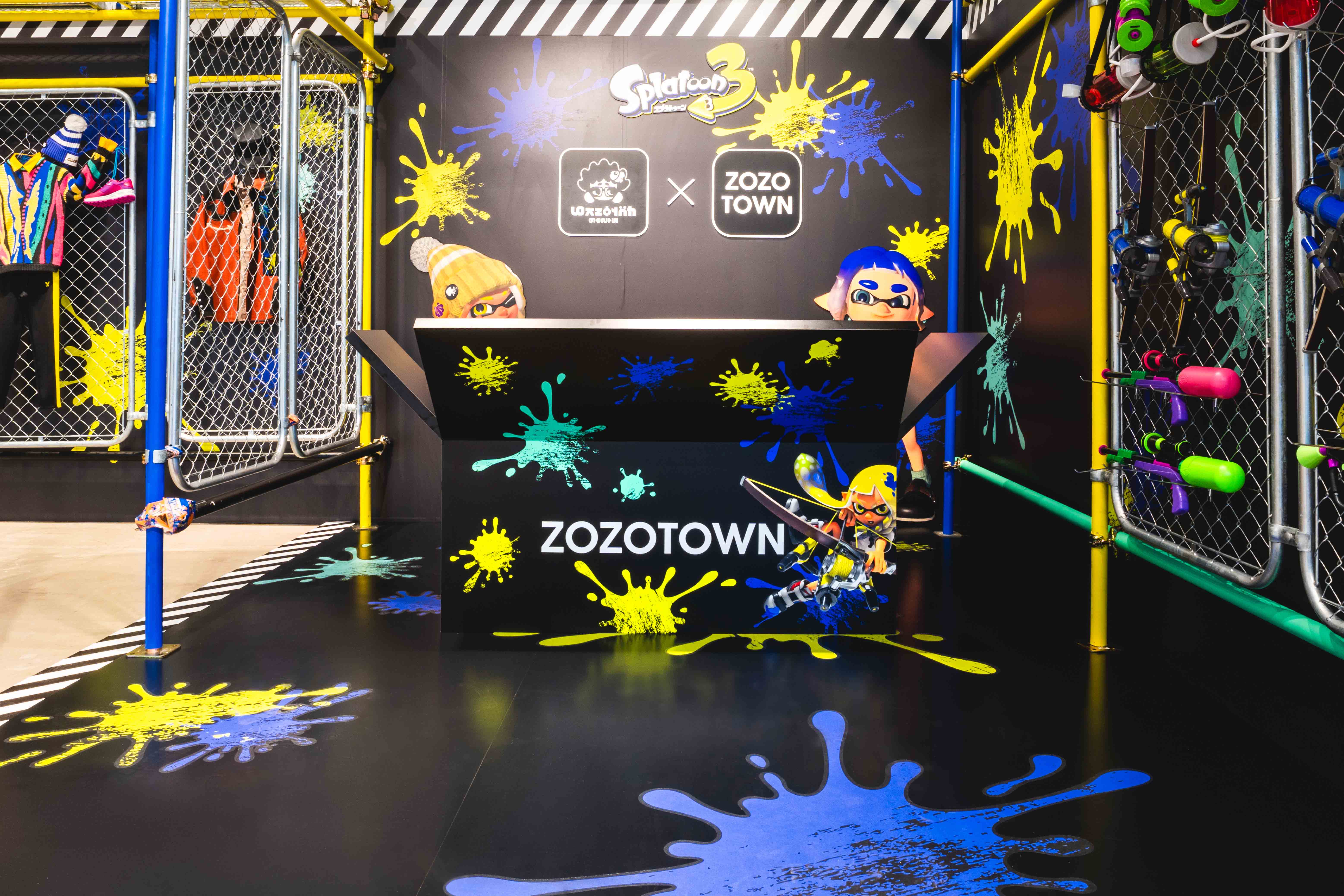 スプラトゥーン3 ゲソタウン × ZOZOTOWNのポップアップイベントを9月15